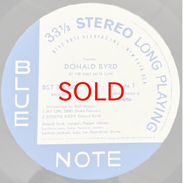画像2: DONALD BYRD -  AT THE HALF NOTE CAFE VOL.1 (2)