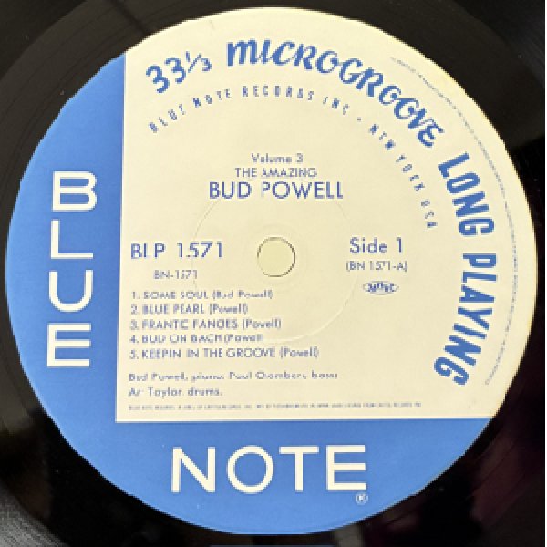 画像2: BUD POWELL -  THE AMAZING BUD POWELL VOL.3 (2)