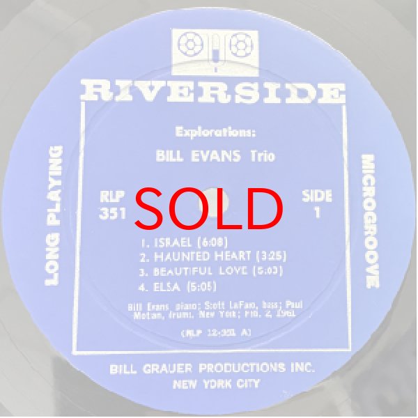 画像2: BILL EVANS TRIO -  EXPLORATIONS (2)