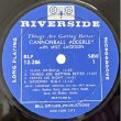 画像2: CANNONBALL ADDERLEY WITH MILT JACKSON -  THINGS ARE GETTING BETTER (2)