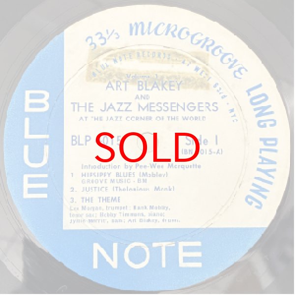 画像2: ART BLAKEY AND THE JAZZ MESSENGERS -  AT THE JAZZ CORNER OF THE WORLD VOL.1 (2)
