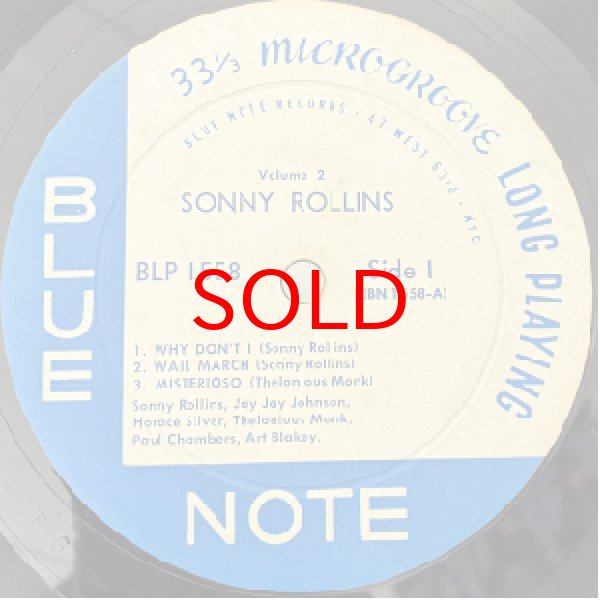 画像2: SONNY ROLLINS -  VOLUME 2 (2)