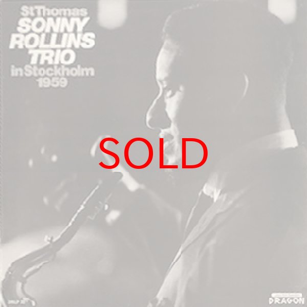 画像1: SONNY ROLLINS -  ST THOMAS - SONNY ROLLINS TRIO IN STOCKHOLM 1959 (1)