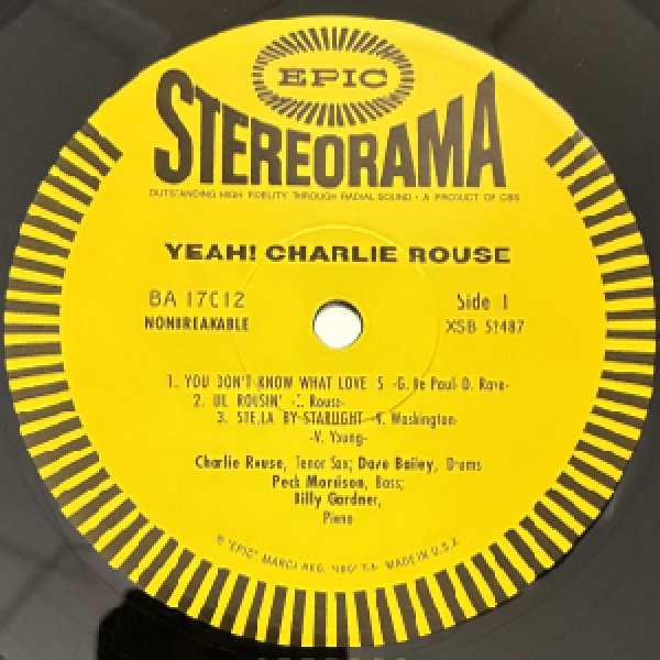 画像2: CHARLIE ROUSE -  YEAH ! (2)