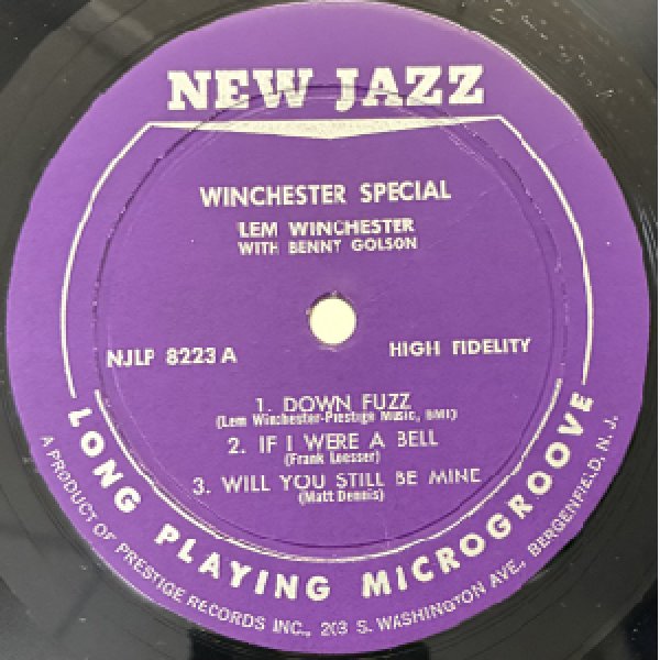 画像2: LEM WINCHESTER & BENNY GOLSON -  WINCHESTER SPECIAL (2)