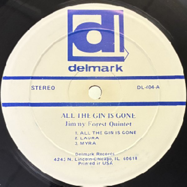 画像2: JIMMY FORREST -  ALL THE GIN IS GONE (2)