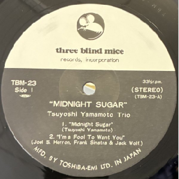 画像2: TSUYOSHI YAMAMOTO TRIO -  MIDNIGHT SUGAR (2)