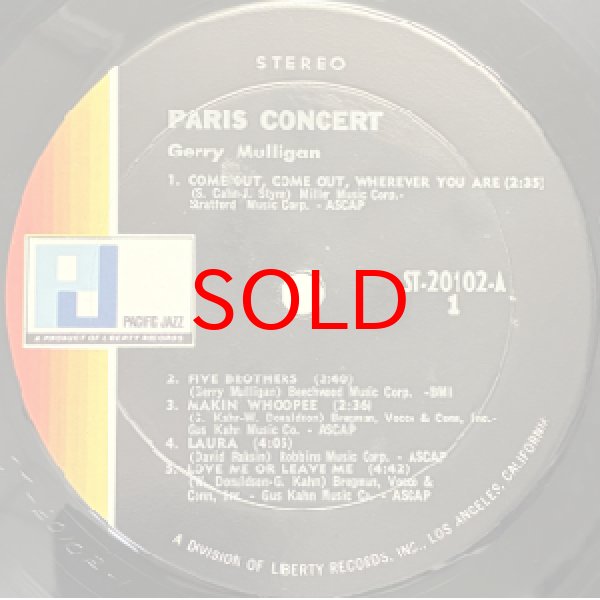 画像2: GERRY MULLIGAN QUARTET -  PARIS CONCERT (2)