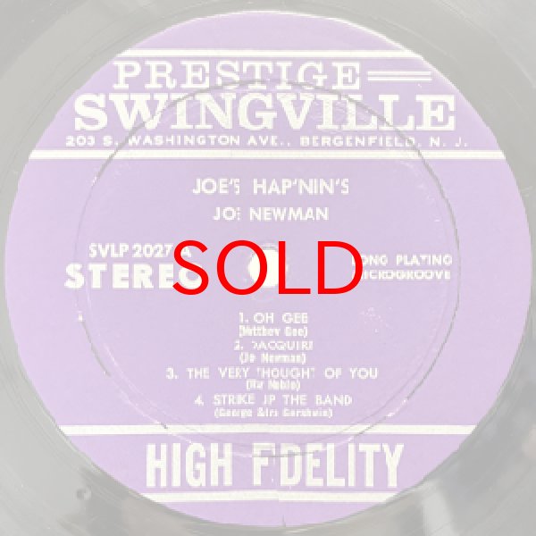 画像2: JOE NEWMAN -  JOE'S HAP'NIN'S (2)